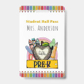 Aangepaste schoolbenodigdheden badge (Achterkant)