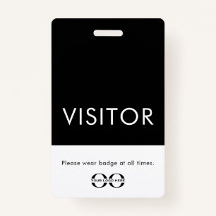 Aangepaste schoolbezoekerskaart met Logo Badge