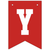 Aangepaste schoolkleuren die je hebt gediplomeerd  vlaggetjes (Tweede vlag)