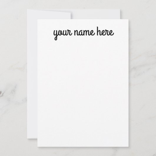 Aangepaste schoolnotities kaart (Achterkant)