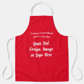 Aangepaste Schorten voor mannen, cadeau voor papa (Voorkant)