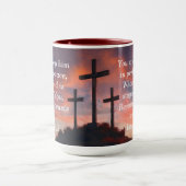 Aangepaste Schrift Geloof Koffie Mok Jesaja 26:3 (Midden)