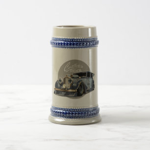 Aangepaste sci-fi retro raceauto bierpul