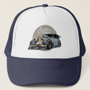 Aangepaste sci-fi retro raceauto trucker pet