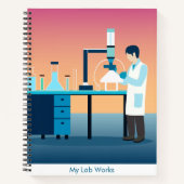 Aangepaste Science Lab Student  Notitieboek (Voorkant)