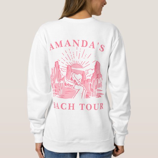 Aangepaste Scottsdale Bachelorette Party overeenko Trui (Achterkant)