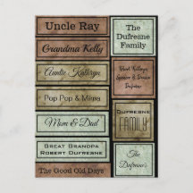 Aangepaste scrapbook-labels