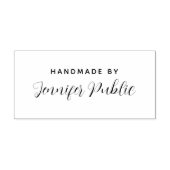 Aangepaste Script Name Sjabloon Handgemaakt Online Rubberstempel (Afrduk)