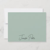 Aangepaste Script Name Sjabloon Modern Elegant (Voorkant)