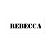 Aangepaste script stencil serif handtekening naam  	rubberstempel (Afrduk)