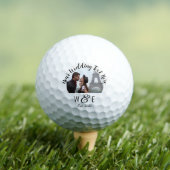 Aangepaste Script Tekst Golf Ball Wedding Favoriet Golfballen (Insitu Shirt)