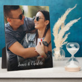 Aangepaste scriptnaam foto fotoplaat (Zijkant)