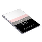 Aangepaste scripts Modern Simple Payer Journal Notitieboek (Rechterzijde)