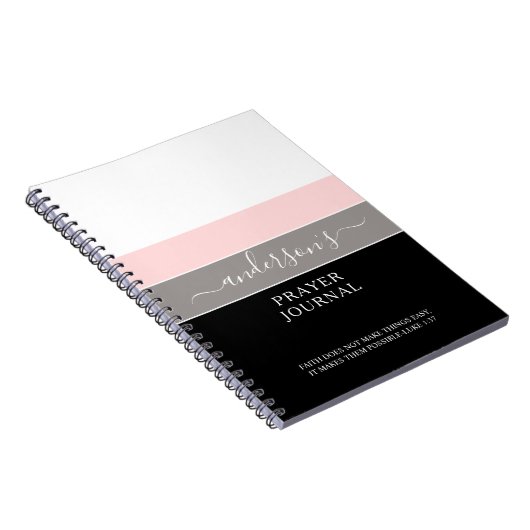 Aangepaste scripts Modern Simple Payer Journal Notitieboek (Rechterzijde)
