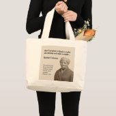Aangepaste scripts voor HARRIET TUBMAN-offerte Grote Tote Bag (Voorkant (product))
