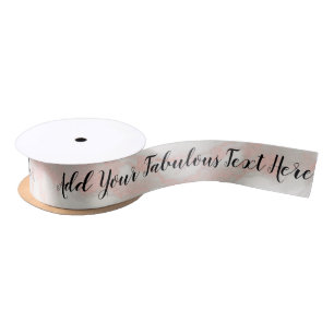 Aangepaste scripttekst elegant chic roze marmer lint