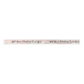 Aangepaste scripttekst elegant chic roze marmer lint (Voorkant)