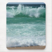 Aangepaste Seascape Zee Waves Beach Seaside Trendy Muismat (Voorkant)