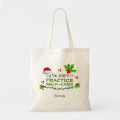AANGEPASTE SEASON VOOR ZELFZORG Kerstmis Tote Bag (Voorkant)