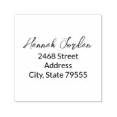 Aangepaste Self Inking Retour Adres Rubber Stamp Zelfinktende Stempel (Design)