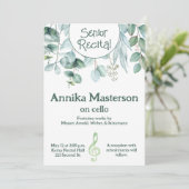 Aangepaste Senior Music Overweging verlaat Greener Kaart (Staand voorkant)