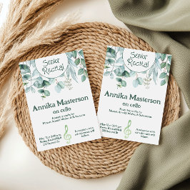 Aangepaste Senior Music Overweging verlaat Greener Kaart