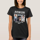 Aangepaste Senior Oma Afstuderen Foto & Naam T-shirt (Voorkant)