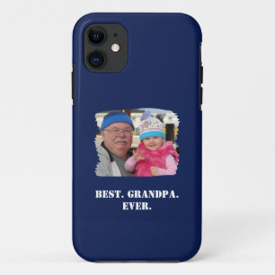 Aangepaste serie Foto Abuelo Nonno Best Grandpa Ev iPhone 11 Hoesje