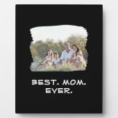 Aangepaste serie Foto Beste mama ooit Moederdag Fotoplaat (Voorkant)