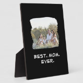 Aangepaste serie Foto Beste mama ooit Moederdag Fotoplaat (Zijkant)