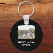 Aangepaste serie Foto Beste mama ooit Moederdag Sleutelhanger (Voorkant)