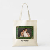 Aangepaste serie Foto groen Antiek Lijst DIY, ZYPI Tote Bag (Achterkant)