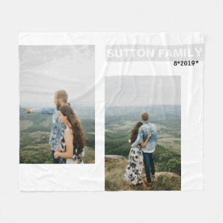 Aangepaste serie voor Collage Photo Album Blanket Fleece Deken