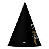 Aangepaste serif 1 naam Gold Glitter 70 & Fabulous Feesthoedjes (Links)