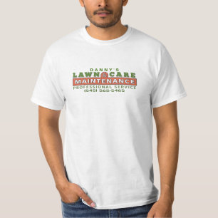 Aangepaste service en onderhoud - wit t-shirt
