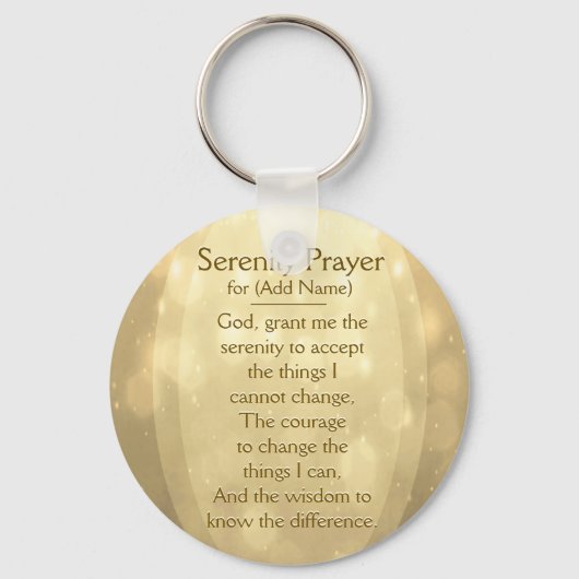 Aangepaste service Prayer Sleutelhanger (Voorkant)