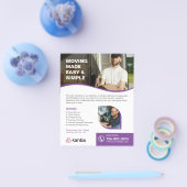 Aangepaste services verplaatsen flyer (Enkel)