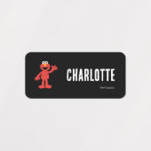 Aangepaste Sesamstraat Elmo Schetskleding Labels (Design 1)