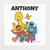 Aangepaste  Sesamstraat Vrienden Kleding Labels (Design 1)