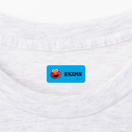 Aangepaste Sesamstraat's Elmo Schetskleding Labels (Aangebracht)