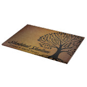 Aangepaste Shabbat Shalom Etz Chayim Tree Challah Snijplank (Hoek)