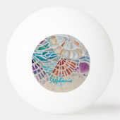 Aangepaste Shell Mosaic Pingpongballen (Voorkant)