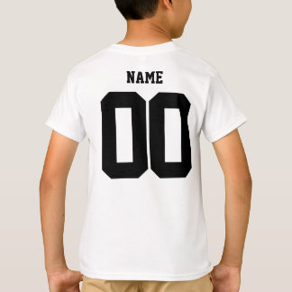 Aangepaste shirten, Naam jongens Aantal shirten T-shirt