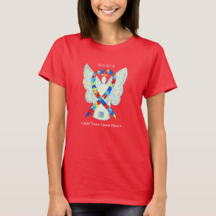 Aangepaste Shirten voor puzzelbewustmaking Ribbon T-shirt