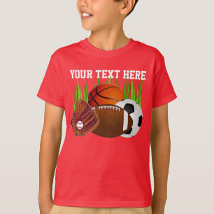 Aangepaste Shirten voor sport voor jongens Veel sp T-shirt