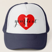 Aangepaste Show Ons Uw Liefde Graphic Trucker Hat  Trucker Pet (Voorkant)