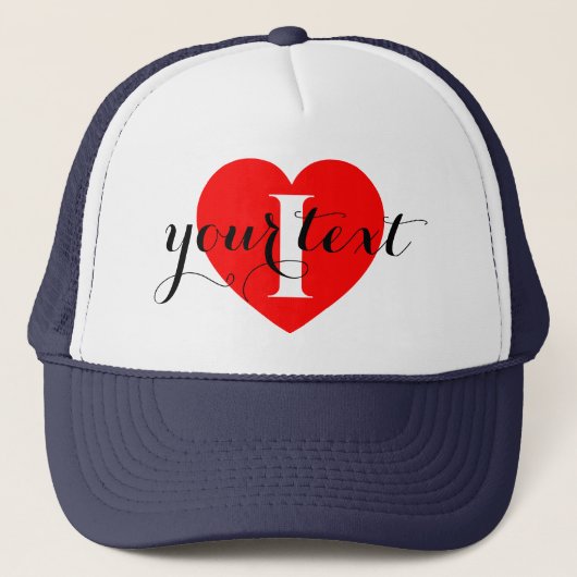 Aangepaste Show Ons Uw Liefde Graphic Trucker Hat  Trucker Pet (Voorkant)