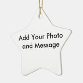 Aangepaste sierster keramisch ornament (Links)