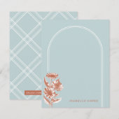 Aangepaste  sierstrip (blauw) (Voorkant / Achterkant)