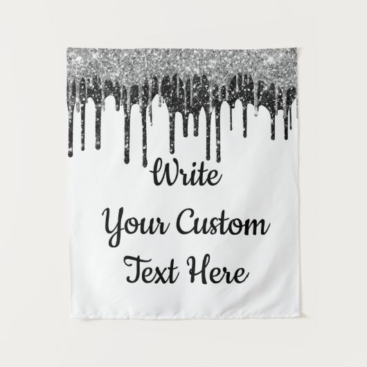 Aangepaste Silver Jubileum Photo Booth Backdrop Wandkleed (Voorkant)